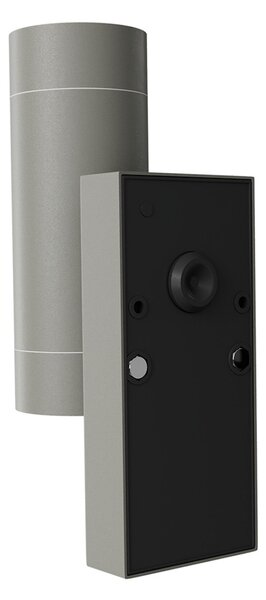 Applique Bidirezionale IP65 2xGU10 con sensore Movimento - Grigia