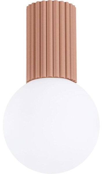 Sollux SL.1733 - Plafoniera da bagno HALO 1xG9/8W/230V IP44 marrone