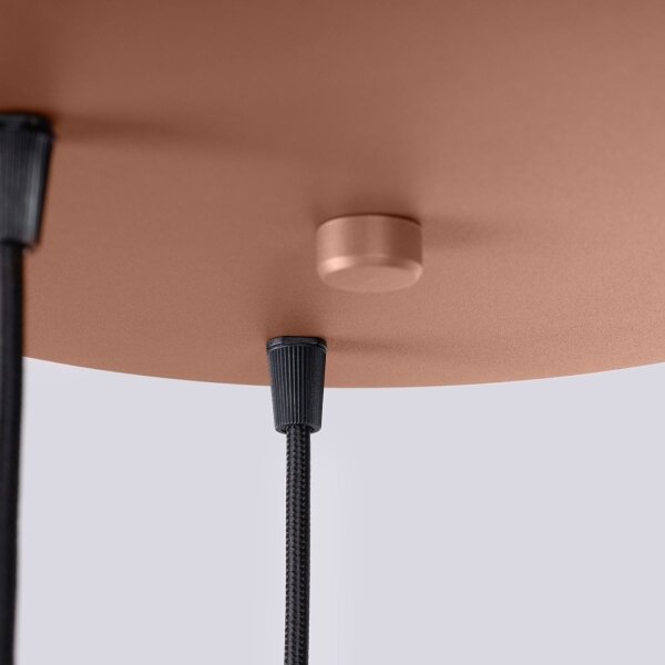 Sollux SL.1735 - Lampadario a sospensione con filo HALO 3xG9/8W/230V diametro 25 cm marrone