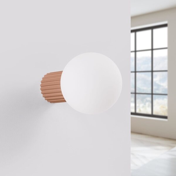 Sollux SL.1732 - Applique da bagno HALO 1xG9/8W/230V IP44 marrone
