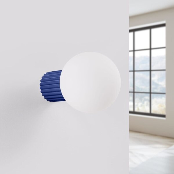 Sollux SL.1737 - Applique da bagno HALO 1xG9/8W/230V IP44 blu