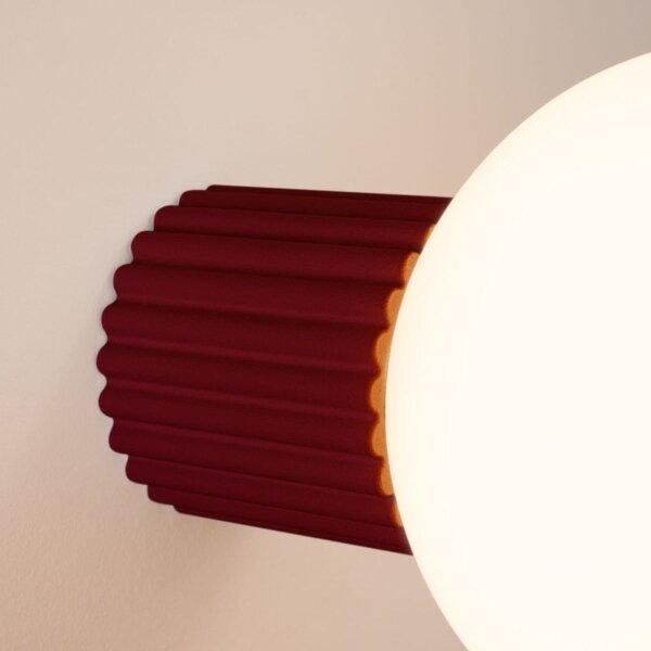 Sollux SL.1747 - Applique da bagno HALO 1xG9/8W/230V IP44 rosso