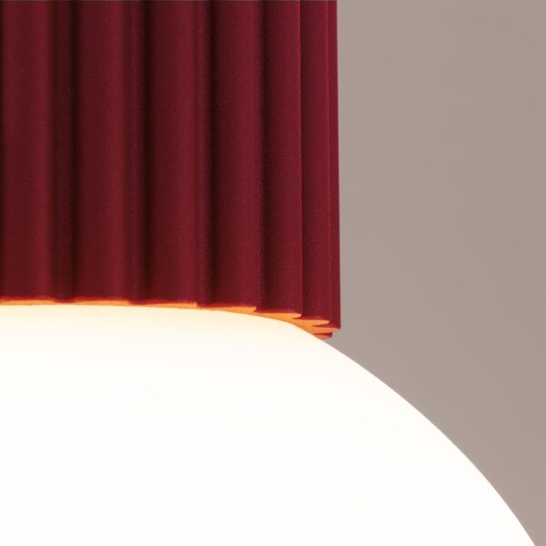 Sollux SL.1748 - Plafoniera da bagno HALO 1xG9/8W/230V IP44 rosso
