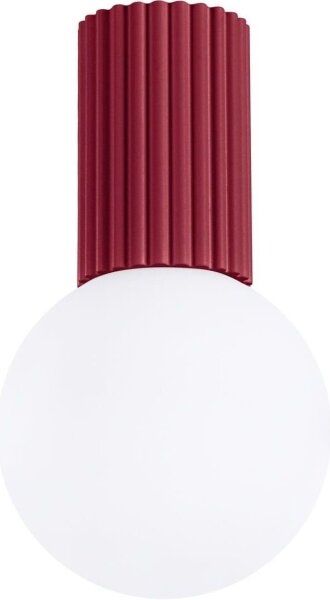 Sollux SL.1748 - Plafoniera da bagno HALO 1xG9/8W/230V IP44 rosso