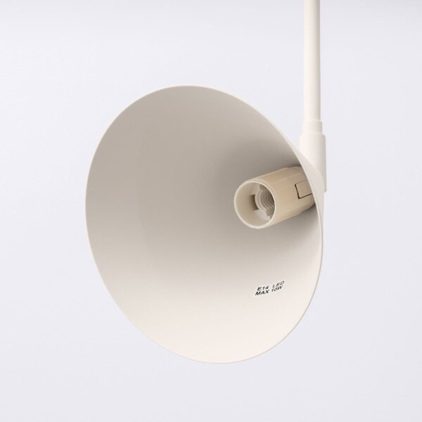 Sollux SL.1699 - Applique NOX 1xE14/10W/230V color crema