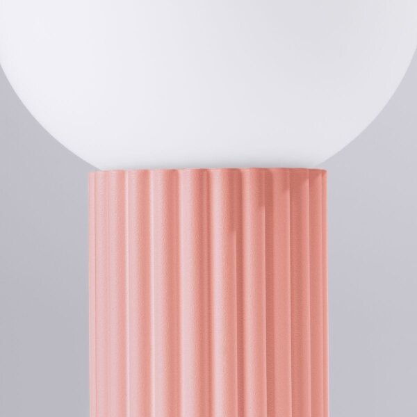 Sollux SL.1756 - Lampada da tavolo HALO 1xG9/8W/230V diametro 12 cm rosa