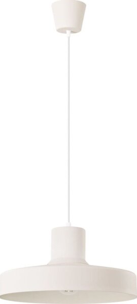 Sollux SL.1704 - Lampadario a sospensione con filo BILO 1xE27/15W/230V diametro 35 cm color crema