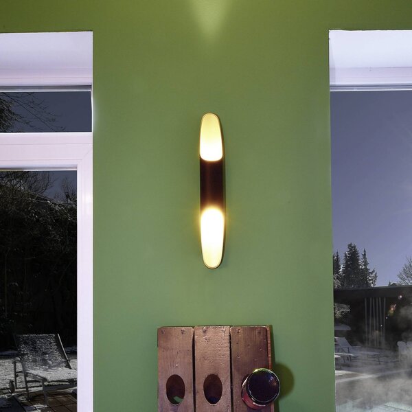 Deko-Light Applique da parete a LED Apodis, dimmerabile, Nero, Soggiorno / Sala da pranzo, Alluminio, Applique a LED