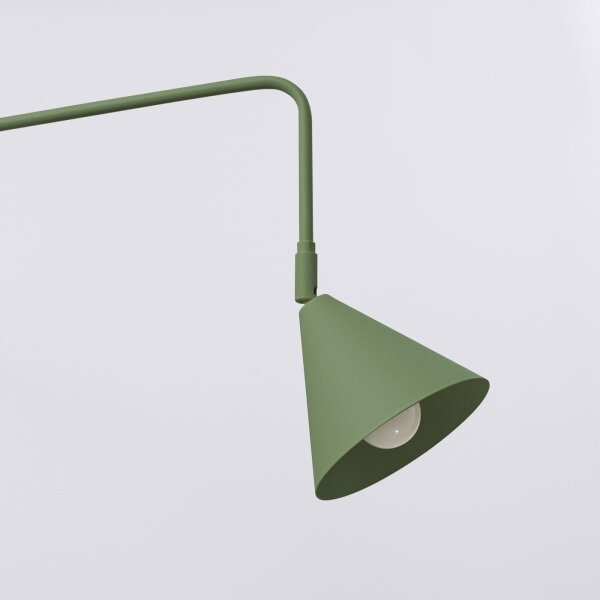 Sollux SL.1700 - Applique NOX 1xE14/10W/230V verde