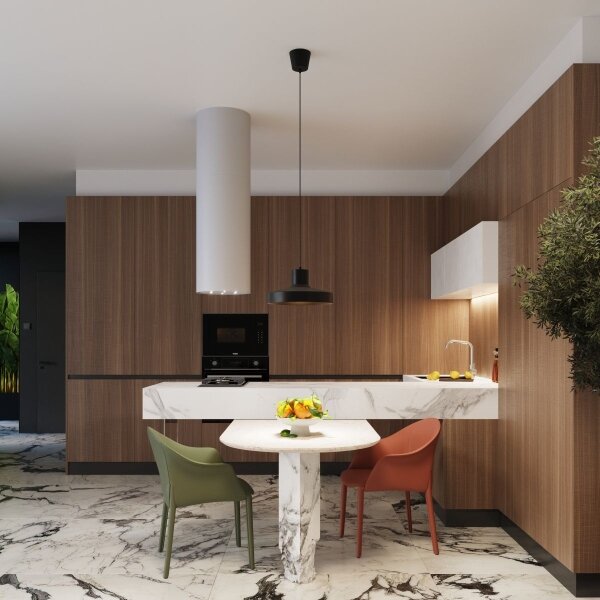 Sollux SL.1703 - Lampadario a sospensione con filo BILO 1xE27/15W/230V diametro 35 cm nero