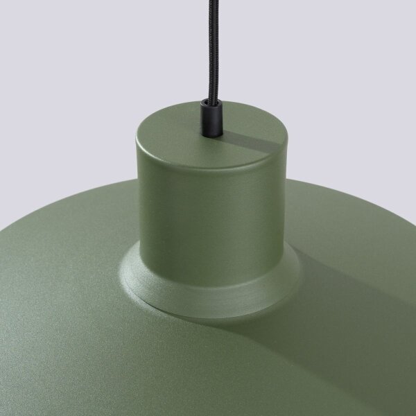 Sollux SL.1705 - Lampadario a sospensione con filo BILO 1xE27/15W/230V diametro 35 cm verde