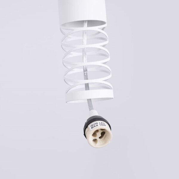 Sollux SL.1686 - Lampadario a sospensione con filo LAMI 1xGU10/10W/230V bianco