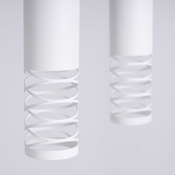 Sollux SL.1687 - Lampadario a sospensione con filo LAMI 2xGU10/10W/230V bianco
