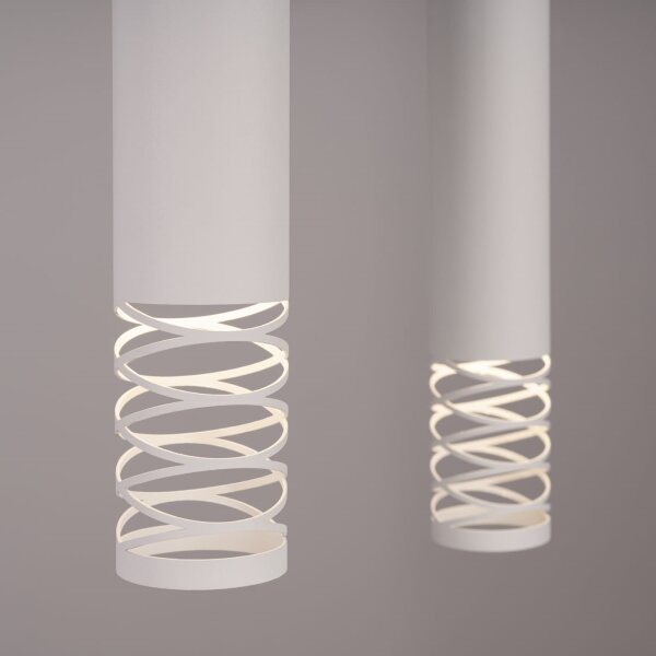 Sollux SL.1687 - Lampadario a sospensione con filo LAMI 2xGU10/10W/230V bianco