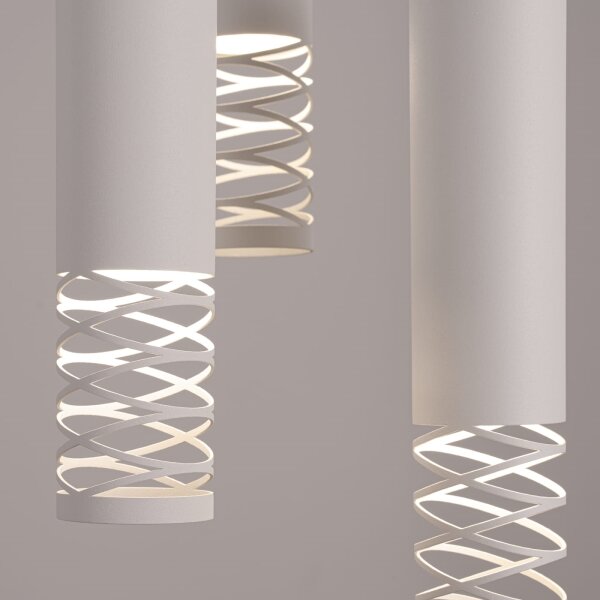 Sollux SL.1689 - Lampadario a sospensione con filo LAMI 3xGU10/10W/230V bianco
