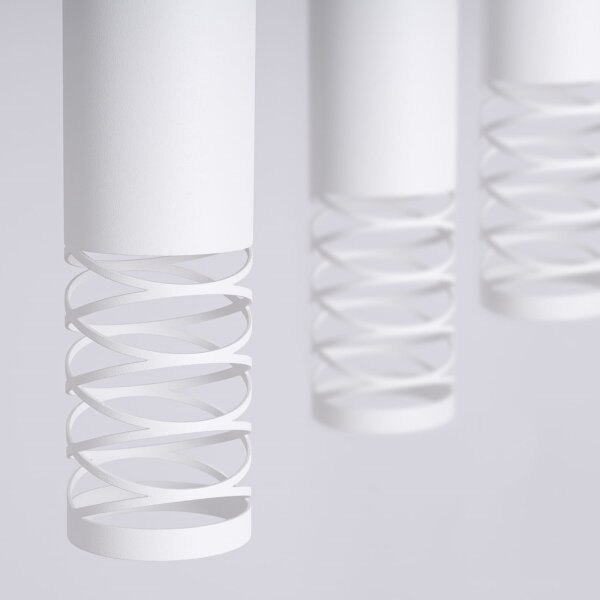 Sollux SL.1688 - Lampadario a sospensione con filo LAMI 3xGU10/10W/230V bianco