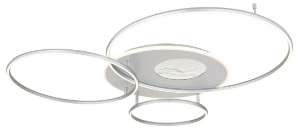 Globo 48466-70A - Plafoniera LED dimmerabile INVERTINA LED/70W/230V, finitura argento + telecomando
