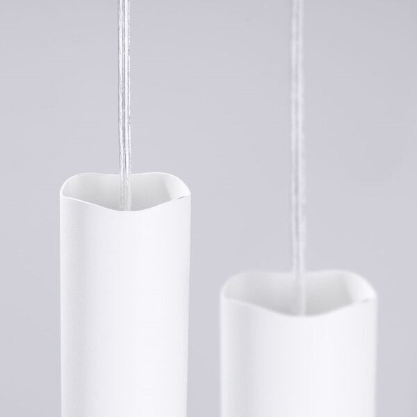Sollux SL.1694 - Lampadario a sospensione con filo LIRO 3xGU10/10W/230V bianco