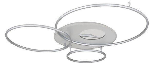 Globo 48466-70A - Plafoniera LED dimmerabile INVERTINA LED/70W/230V, finitura argento + telecomando