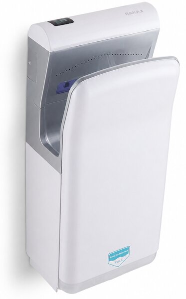 Asciugamani Elettrico da Parete ad Alta Velocità 2000 W 28,8x21,2x68,2 cm con Asciugatura in 5-7 Secondi in ABS