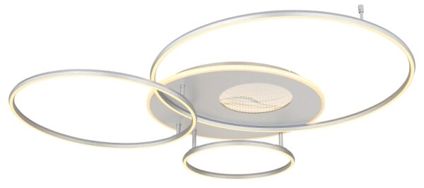 Globo 48466-70A - Plafoniera LED dimmerabile INVERTINA LED/70W/230V, finitura argento + telecomando