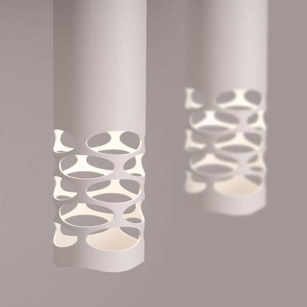 Sollux SL.1692 - Lampadario a sospensione con filo LIRO 2xGU10/10W/230V bianco