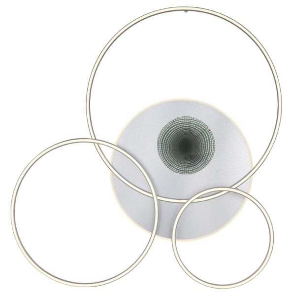 Globo 48466-70A - Plafoniera LED dimmerabile INVERTINA LED/70W/230V, finitura argento + telecomando