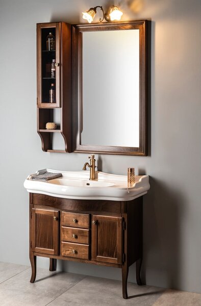 Lavabo bianco in ceramica 100x54,5 cm Retro – Sapho