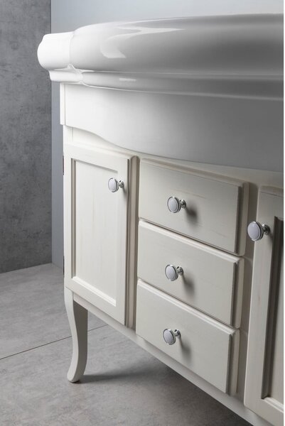 Lavabo bianco in ceramica 100x54,5 cm Retro – Sapho