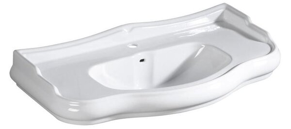 Lavabo bianco in ceramica 100x54,5 cm Retro – Sapho