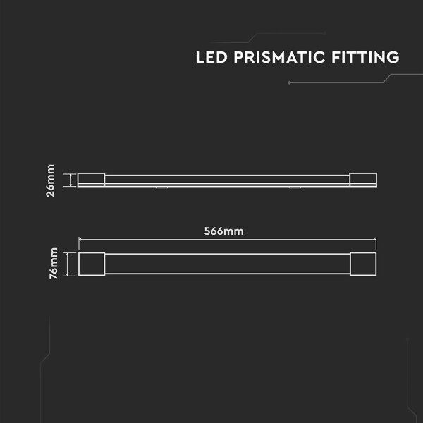 LED Lampada fluorescente LED/20W/230V 6500K 60 cm bianco
