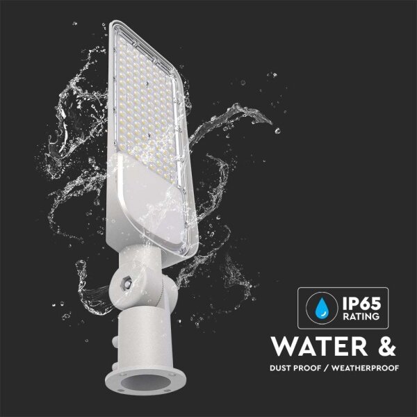 Lampada stradale LED SAMSUNG CHIP 50W 230V 6500K IP65 grigio