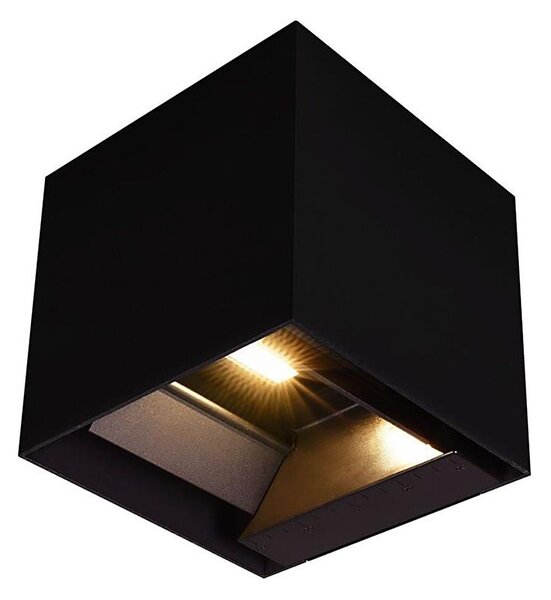 Lampada solare da parete LED con sensore 9W 3,7V 3000-5000K IP65 nera
