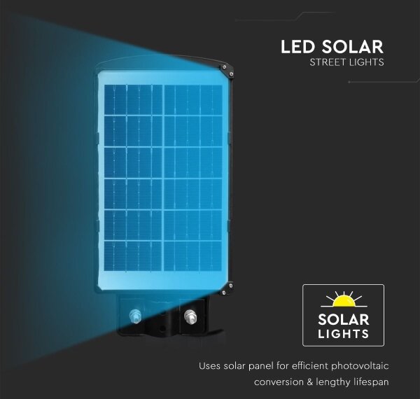 Lampada solare LED dimmerabile 6W 3,2V 6000K IP65 5000mAh + telecomando