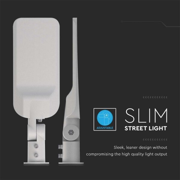 Lampada stradale LED SAMSUNG CHIP 50W 230V 6500K IP65 grigio
