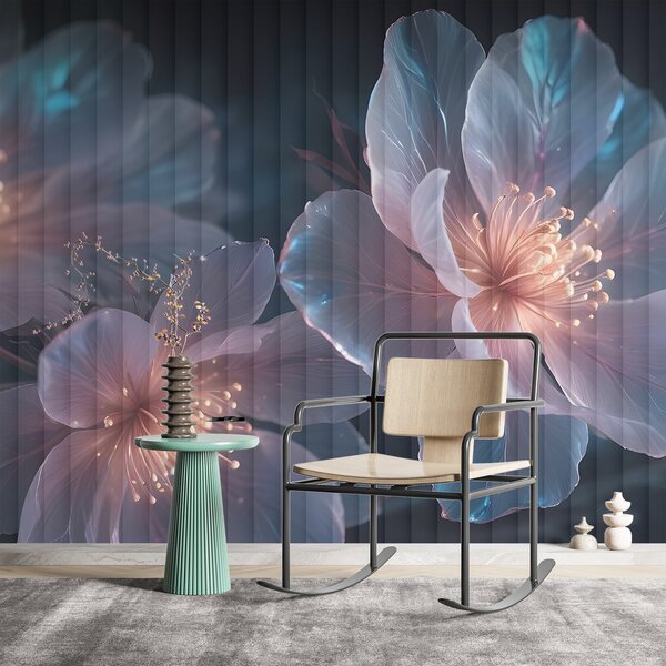 Carta da parati Primo piano di fiori, Carta da parati Natura, Carta da parati popolare, w08329 - Tapeko.it