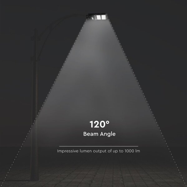 Lampada solare da esterno LED dimmerabile 8W 6000K IP65 9000mAh + DO