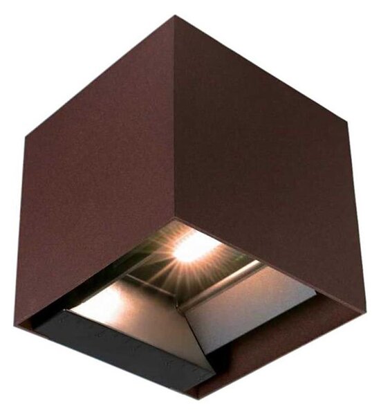 Lampada solare da parete LED con sensore 9W 3,7V 3000-5000K IP65 marrone