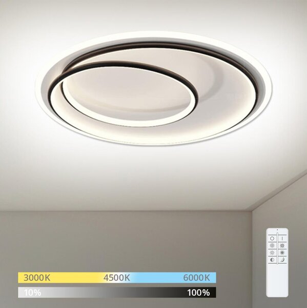 Brilagi - Plafoniera a LED dimmerabile FLARE LED/38W/230V 3000-6000K + telecomando