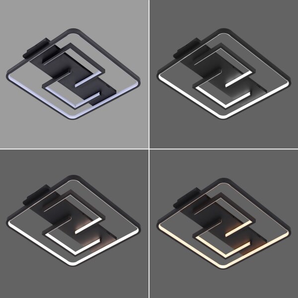 Brilagi - Plafoniera LED dimmerabile FLARE LED/34W/230V 3000-6000K + telecomando