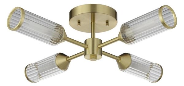 Endon 106946 - Lampadario a plafone TOUR 4xG9/3W/230V ottone