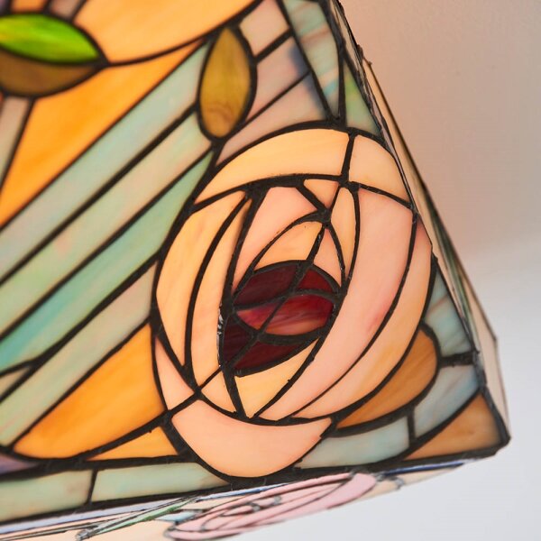 Endon 70698 - Lampada da soffitto Tiffany WILLOW 2xE27/60W/230V