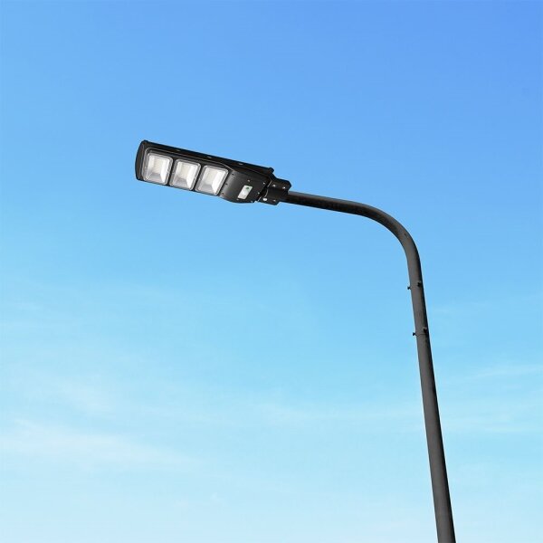 Lampada solare stradale LED dimmerabile 12W 3,2V 6000K IP65 10000mAh + DO