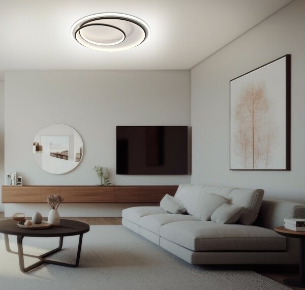 Brilagi - Plafoniera a LED dimmerabile FLARE LED/38W/230V 3000-6000K + telecomando