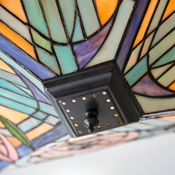 Endon 70698 - Lampada da soffitto Tiffany WILLOW 2xE27/60W/230V