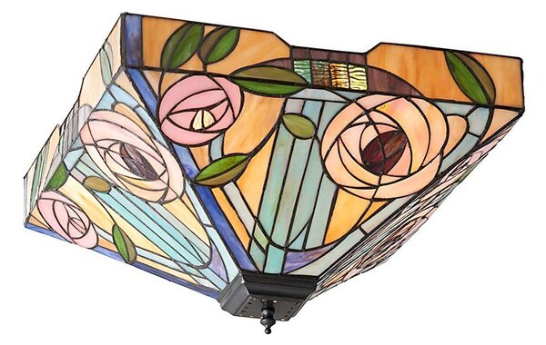 Endon 70698 - Lampada da soffitto Tiffany WILLOW 2xE27/60W/230V