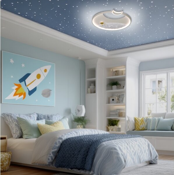 Brilagi - Lampada da soffitto LED dimmerabile ASTRO LED/20W/230V 3000-6000K astronaut+DO