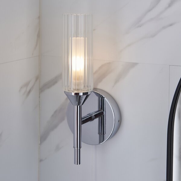 Endon 97171 - Applique da bagno NATORI 1xG9/3W/230V IP44 cromo lucido