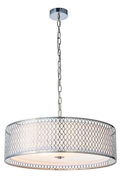 Endon 81969 - Lampadario a sospensione con catena CORDERO 3xE27/10W/230V cromo opaco