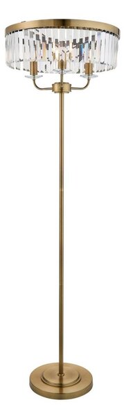 Endon 110644 - Lampada con piedistallo CHESTERFIELD 3xE14/6W/230V ottone